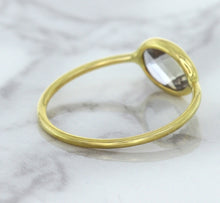Load image into Gallery viewer, 1.33ct. Oval White Sapphire Ring in 14K Yellow Gold