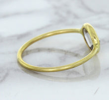 Load image into Gallery viewer, 1.33ct. Oval White Sapphire Ring in 14K Yellow Gold