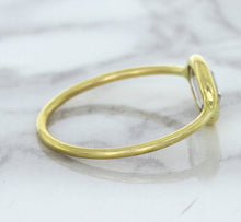 Load image into Gallery viewer, 1.33ct. Oval White Sapphire Ring in 14K Yellow Gold