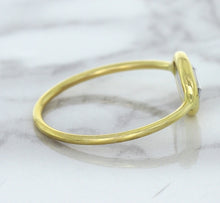Load image into Gallery viewer, 1.33ct. Oval White Sapphire Ring in 14K Yellow Gold
