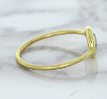 Load image into Gallery viewer, 1.33ct. Oval White Sapphire Ring in 14K Yellow Gold