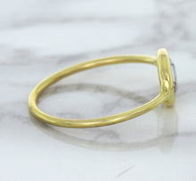 Load image into Gallery viewer, 1.33ct. Oval White Sapphire Ring in 14K Yellow Gold