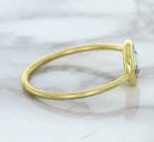 Load image into Gallery viewer, 1.33ct. Oval White Sapphire Ring in 14K Yellow Gold