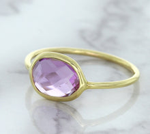 Load image into Gallery viewer, 1.45ct. Oval Pink Sapphire Ring in 14K Yellow Gold