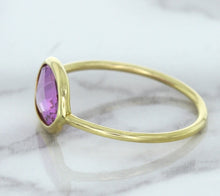 Load image into Gallery viewer, 1.45ct. Oval Pink Sapphire Ring in 14K Yellow Gold