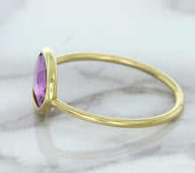 Load image into Gallery viewer, 1.45ct. Oval Pink Sapphire Ring in 14K Yellow Gold