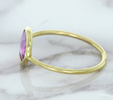 Load image into Gallery viewer, 1.45ct. Oval Pink Sapphire Ring in 14K Yellow Gold