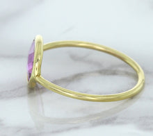 Load image into Gallery viewer, 1.45ct. Oval Pink Sapphire Ring in 14K Yellow Gold
