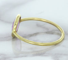 Load image into Gallery viewer, 1.45ct. Oval Pink Sapphire Ring in 14K Yellow Gold
