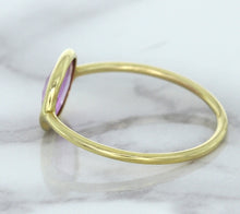 Load image into Gallery viewer, 1.45ct. Oval Pink Sapphire Ring in 14K Yellow Gold