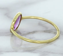 Load image into Gallery viewer, 1.45ct. Oval Pink Sapphire Ring in 14K Yellow Gold