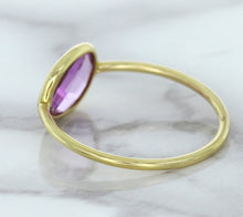 Load image into Gallery viewer, 1.45ct. Oval Pink Sapphire Ring in 14K Yellow Gold