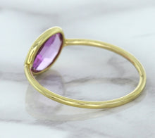 Load image into Gallery viewer, 1.45ct. Oval Pink Sapphire Ring in 14K Yellow Gold