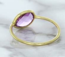 Load image into Gallery viewer, 1.45ct. Oval Pink Sapphire Ring in 14K Yellow Gold
