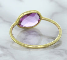 Load image into Gallery viewer, 1.45ct. Oval Pink Sapphire Ring in 14K Yellow Gold