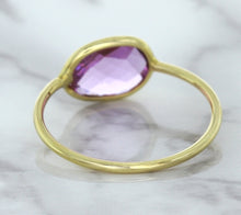 Load image into Gallery viewer, 1.45ct. Oval Pink Sapphire Ring in 14K Yellow Gold