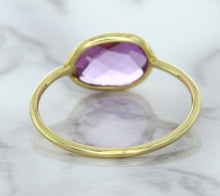Load image into Gallery viewer, 1.45ct. Oval Pink Sapphire Ring in 14K Yellow Gold
