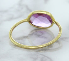 Load image into Gallery viewer, 1.45ct. Oval Pink Sapphire Ring in 14K Yellow Gold