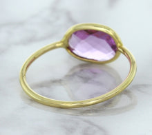 Load image into Gallery viewer, 1.45ct. Oval Pink Sapphire Ring in 14K Yellow Gold