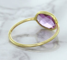Load image into Gallery viewer, 1.45ct. Oval Pink Sapphire Ring in 14K Yellow Gold