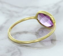 Load image into Gallery viewer, 1.45ct. Oval Pink Sapphire Ring in 14K Yellow Gold