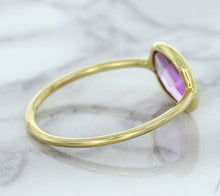 Load image into Gallery viewer, 1.45ct. Oval Pink Sapphire Ring in 14K Yellow Gold