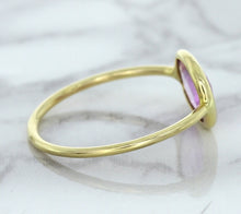 Load image into Gallery viewer, 1.45ct. Oval Pink Sapphire Ring in 14K Yellow Gold