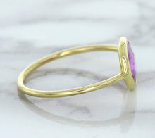 Load image into Gallery viewer, 1.45ct. Oval Pink Sapphire Ring in 14K Yellow Gold