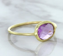Load image into Gallery viewer, 1.45ct. Oval Pink Sapphire Ring in 14K Yellow Gold