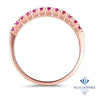 0.35ctw Round Pink Sapphire Ring in 18K Rose Gold