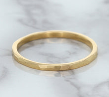 Load image into Gallery viewer, 1.6mm Hammered Band in 14K Rose Gold