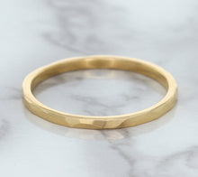 Load image into Gallery viewer, 1.6mm Hammered Band in 14K Rose Gold