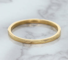 Load image into Gallery viewer, 1.6mm Hammered Band in 14K Rose Gold