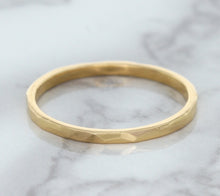 Load image into Gallery viewer, 1.6mm Hammered Band in 14K Rose Gold