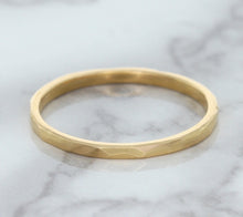 Load image into Gallery viewer, 1.6mm Hammered Band in 14K Rose Gold