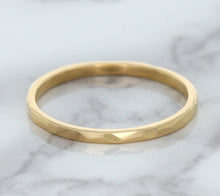 Load image into Gallery viewer, 1.6mm Hammered Band in 14K Rose Gold