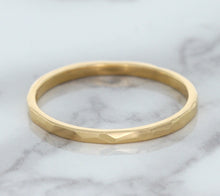 Load image into Gallery viewer, 1.6mm Hammered Band in 14K Rose Gold