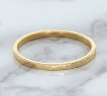 Load image into Gallery viewer, 1.6mm Hammered Band in 14K Rose Gold