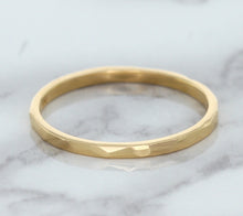 Load image into Gallery viewer, 1.6mm Hammered Band in 14K Rose Gold