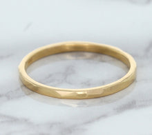 Load image into Gallery viewer, 1.6mm Hammered Band in 14K Rose Gold