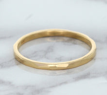 Load image into Gallery viewer, 1.6mm Hammered Band in 14K Rose Gold