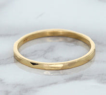 Load image into Gallery viewer, 1.6mm Hammered Band in 14K Rose Gold