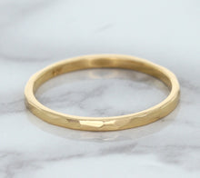 Load image into Gallery viewer, 1.6mm Hammered Band in 14K Rose Gold