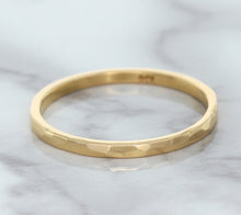 Load image into Gallery viewer, 1.6mm Hammered Band in 14K Rose Gold