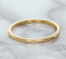 Load image into Gallery viewer, 1.6mm Hammered Band in 14K Rose Gold