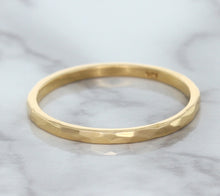 Load image into Gallery viewer, 1.6mm Hammered Band in 14K Rose Gold