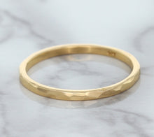 Load image into Gallery viewer, 1.6mm Hammered Band in 14K Rose Gold