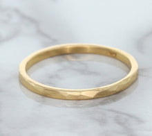 Load image into Gallery viewer, 1.6mm Hammered Band in 14K Rose Gold