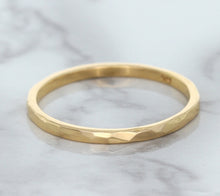 Load image into Gallery viewer, 1.6mm Hammered Band in 14K Rose Gold
