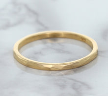 Load image into Gallery viewer, 1.6mm Hammered Band in 14K Rose Gold